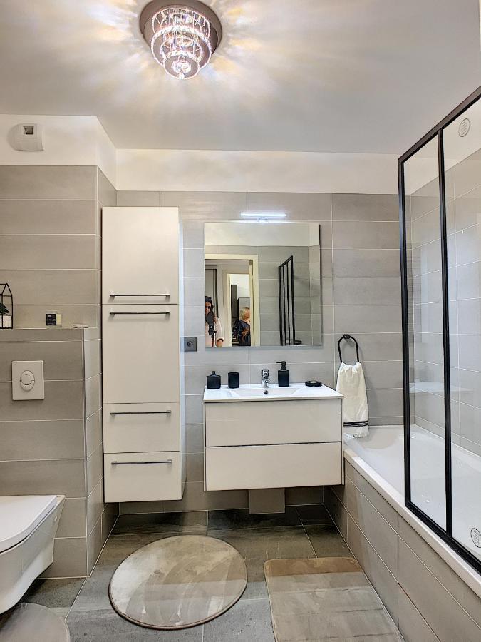 Palm Beach Apartment With A Pool In The Residence คานส์ ภายนอก รูปภาพ